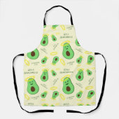 キュートなアボカド エプロン (正面)