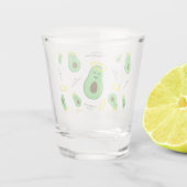 キュートなアボカド ショットグラス (裏面)