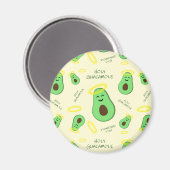 キュートなアボカド マグネット (正面/裏面)