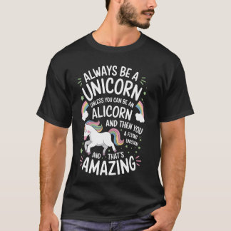 キュートなアリコーン 魔法のユニコーン ファンタジー レジェンダリー Tシャツ