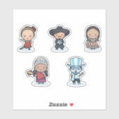 キュートなアルゼンチンキャラクターセット シール (シート)