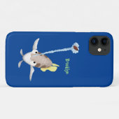 キュートなアーカイラフィッシュ漫画イラストレーション Case-Mate iPhoneケース (裏面(横))