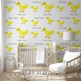 キュートなイエローアヒル 壁紙