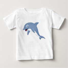 キュートなイルカ ベビーTシャツ