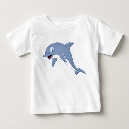 キュートなイルカ ベビーTシャツ (正面)