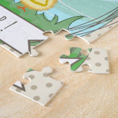 キュートなイースターシックとキノコハッピーイースター ジグソーパズル (側面)