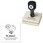 キュートなイースターシック ラバースタンプ (押印)