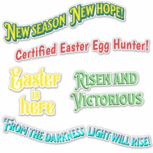 キュートなイースターシール シール (正面)