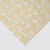 キュートなイースタージャンピングバンニースミニマリストパターン 薄葉紙 (詳細)