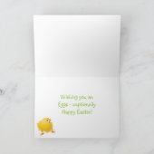 キュートなイースターチックス&ダフォジル シーズンカード (内部)