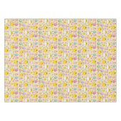 キュートなイースターチックパターン テーブルクロス (正面(横))