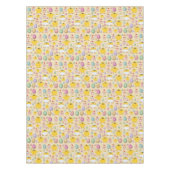 キュートなイースターチックパターン テーブルクロス (正面)