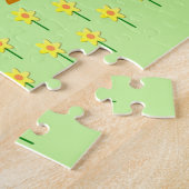 キュートなイースターバニーとダッフォジルジグソーパズル ジグソーパズル (側面)