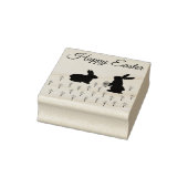 キュートなイースターバニーとダフォジルカスタム ラバースタンプ (スタンプ)