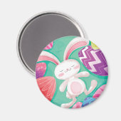 キュートなイースターバニーの水色 |マグネット マグネット (正面/裏面)