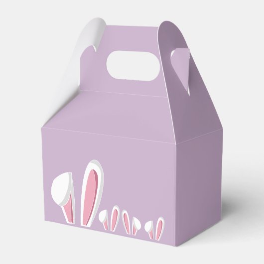 キュートなイースターバニーの耳 フェイバーボックス (正面サイド)