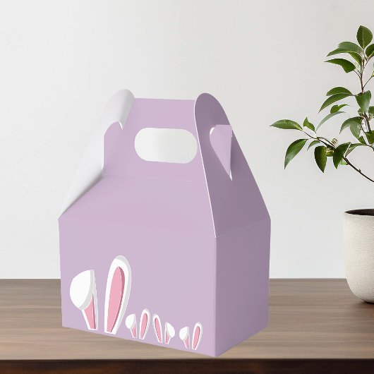 キュートなイースターバニーの耳 フェイバーボックス