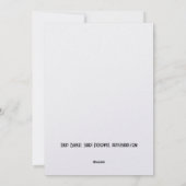 キュートなイースターバニーの花 シーズンカード (裏面)