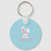 キュートなイースターバニーキーチェーン キーホルダー (裏面)