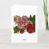 キュートなイースターバニーハグ シーズンカード (裏面)