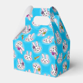 キュートなイースターバニーパターン フェイバーボックス (裏面サイド)