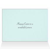 キュートなイースターバニー&シックと花 (内部横(上))