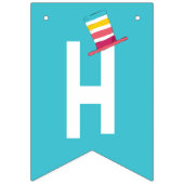 キュートなイースターバニー&ハット |フラグのバンティング バンティングフラッグ (第3の旗)