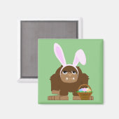 キュートなイースタービッグ足 マグネット (正面/裏面)