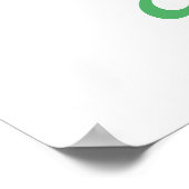 キュートなイースターベアのムード前向きポスター ポスター (角)