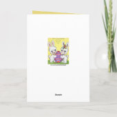 キュートなイースターレトロヴィンテージ シーズンカード (裏面)