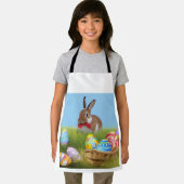 キュートなイースター前向きバニー エプロン (インサイチュ)
