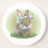 キュートなイースター前向きバニー コースター (正面)