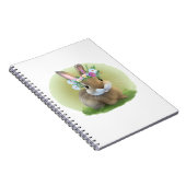 キュートなイースター前向きバニー ノートブック (右側)