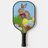 キュートなイースター前向きバニー ピックルボールラケット
