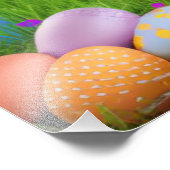 キュートなイースター前向きバニー フォトプリント            (角)