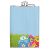 キュートなイースター前向きバニー フラスク (裏面)