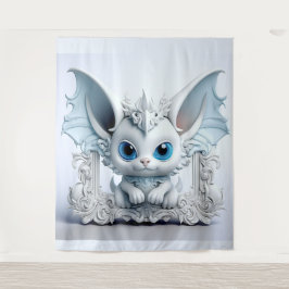 キュートなウイングイヤーキャラクター タペストリー