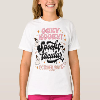 キュートなウーキークーキー・ハロウィーンTシャツ Tシャツ