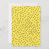 キュートなエキゾチックビーチ女子卒業パーティー 招待状 (裏面)