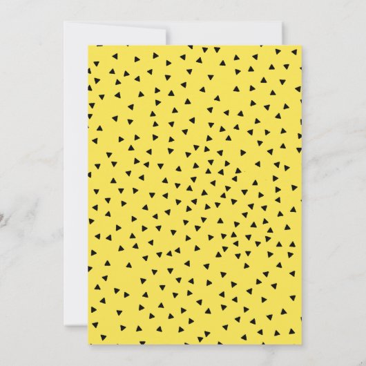 キュートなエキゾチックビーチ女子卒業パーティー 招待状 (裏面)