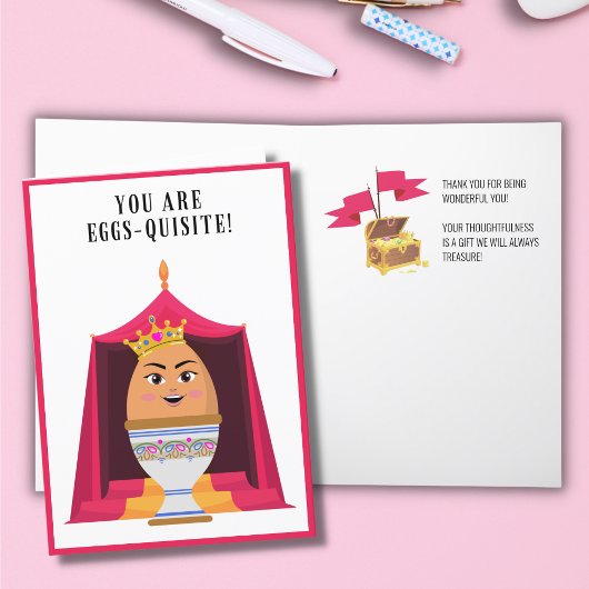 キュートなエッグ・キサイトサンキューカード サンキューカード