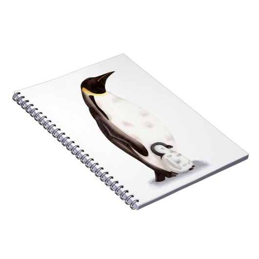 キュートなエンペペンギンとシック ノートブック (右側)
