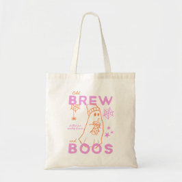 キュートなオバケのアイスコーヒー コールドブリューとブー Graphic トートバッグ
