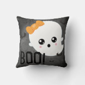キュートなオバケのハロウィン クッション (裏面)