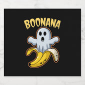 キュートなオバケバナナ ハロウィン ビールラベル (シングルラベル)