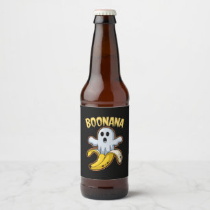 キュートなオバケバナナ ハロウィン ビールラベル