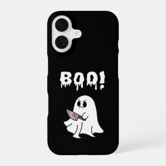 キュートなオバケ「ブー！」ハロウィンiPhoneケース iPhone 16ケース