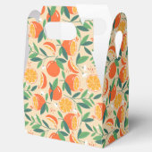 キュートなオレンジの柑橘類フルーツ フェイバーボックス (オープン)