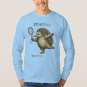 キュートなオーストラリアの野生動物テニスプレーヤー Tシャツ (正面)