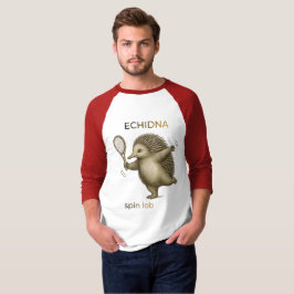 キュートなオーストラリアの野生動物テニスプレーヤー Tシャツ